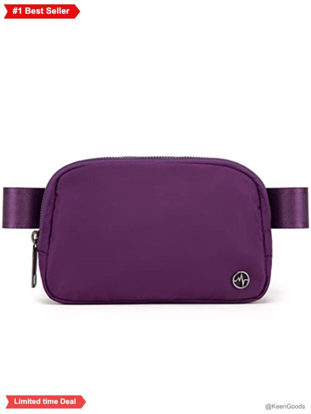 Pander Crossbody Belt Bag Nylon Water Repellent Travel Waist Pack